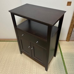 木製 電話台の画像