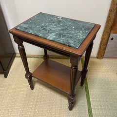 アンティーク 大理石 コンソール サイドテーブルの画像