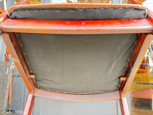 2B7132【カリモク】アームチェア ダイニングチェア ヴィンテージ