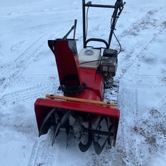格安機除雪機！女性でもすぐ使える！5馬力除雪機ホンダhs555セル無程度バッチリ！の画像
