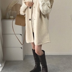 【美品】GRL スクエアトゥロングブーツの画像