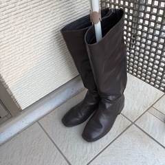 【美品】GRL スクエアトゥロングブーツの画像