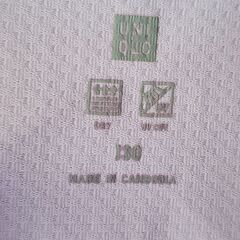 【子供服】ユニクロ　エアリズム　パーカー　130㎝　パープルの画像