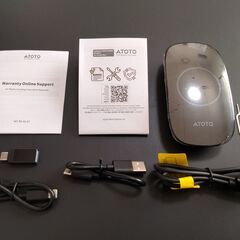 新品未使用(開封、確認のみ）ATOTOOUT「AI Box」CarPlay & Android Auto かんたん无线対応、4GB+32GB 車載AIボックス、動画配信アプリ視聴可能（YouTube・Netflix・Prime Video・Spotify）、HDMI出力、内蔵デュアルWi-Fi・デュアルBluetooth・AI搭載、USB拡張対応・プラグ＆プレイ・OTAアップデート対応、CB4DT(黒)の画像