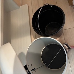ペダル式ゴミ箱　洗面所　部屋の画像