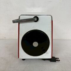 【HITACHI】 日立 自動トースター TA-6474 レッド 昭和レトロ 当時物 キッチン家電 アンティーク 花柄 A0971の画像