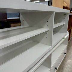 ★リユースのサカイ高崎店★TJ13530  テレビ台 白 H37×D35×W100 クリーニング済みの画像