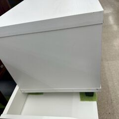 ★リユースのサカイ高崎店★TJ13530  テレビ台 白 H37×D35×W100 クリーニング済みの画像