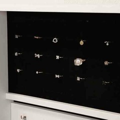 【アクセサリー収納】スタンドミラー　SOFIA HS(ホワイト)の画像