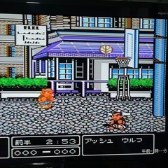 ファミコン　熱血すとりーとバスケットの画像