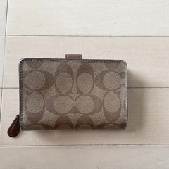 coach コーチ　二つ折り財布の画像