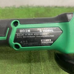 日立 G14DBVL ディスクグラインダー【野田愛宕店】【店頭取引限定】【中古】管理番号：IT24UTXS0JPRの画像