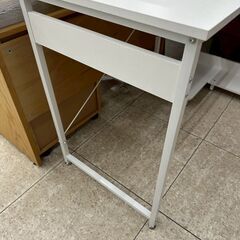 ★リユースのサカイ高崎店★TJ13533  パソコンデスク 白 H73.5×D80×W120 クリーニング済みの画像