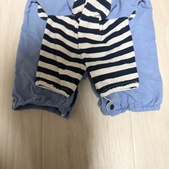 【美品】西松屋 長袖 綿100% ロンパース 50-60 男の子 カバーオールの画像