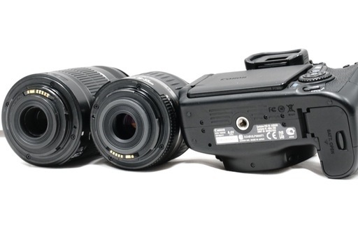 極美品✨Canon 70D Wifi装備 ダブルレンズ ✨安心フルセット✨