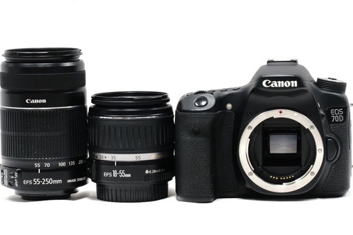 極美品✨Canon 70D Wifi装備 ダブルレンズ ✨安心フルセット✨ 極美品✨Canon 70D Wifi装備 ダブルレンズ ✨安心フルセット✨
