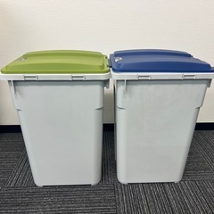 【お譲り先決まりました】TONBO 連結カラー分別ペール45リットル ゴミ箱の画像