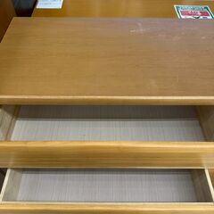 ★リユースのサカイ高崎店★TJ13535  整理ダンス ライトブラウン H93.5×D44.5×W110.5 クリーニング済みの画像