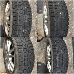軽四スタッドレスタイヤとホイール ④本 155/65/13の画像