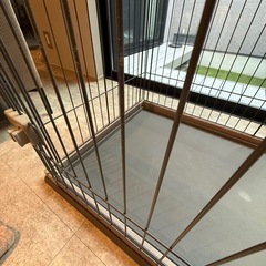 犬　ケージ　
ウッディサークル　の画像