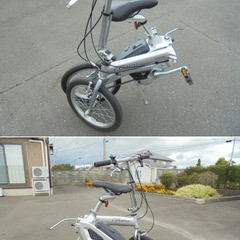 ホンダ純正電動折りたたみ自転車の画像