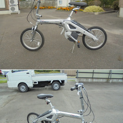 ホンダ純正電動折りたたみ自転車の画像