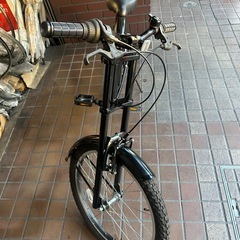★美品★24インチ　外装6段変速付きキッズバイク　ブラックの画像