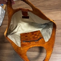 robita 編み込み メッシュ ハンドバッグの画像