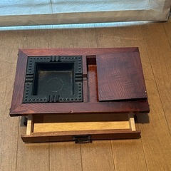 民芸調灰皿の画像