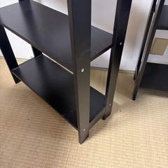 IKEA LAIVA 本棚 ブラックブラウン 無料でお譲りします（竹島プラザ付近受け渡し）の画像