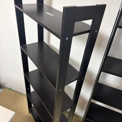 IKEA LAIVA 本棚 ブラックブラウン 無料でお譲りします（竹島プラザ付近受け渡し）の画像