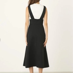 リエンダ　ワンピース　ハイウエストサスペンダースカートの画像