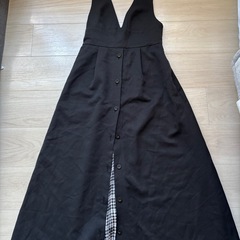 リエンダ　ワンピース　ハイウエストサスペンダースカートの画像