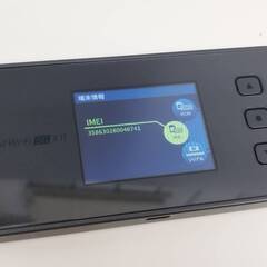 【良品】Speed Wi-Fi 5G X11/NAR01/ブラック/モバイルルーターの画像
