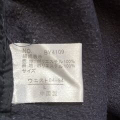 FEELeS　ウインドズボン　黒色 メンズ Ｌの画像