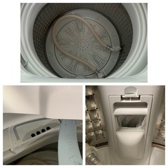 【取扱説明書付き】Haier 縦型洗濯機 4.5kg 本体　JW-HS45C 2023年製の画像