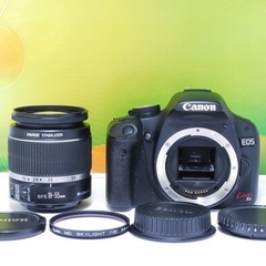 おまけ付き✨初心者おすすめ✨Canon EOS kiss X3 レンズキット レンズセット　手ぶれ補正の画像