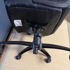 ニトリ オフィスチェア OC505 BK 無料でお譲りします（竹島プラザ付近受け渡し）の画像