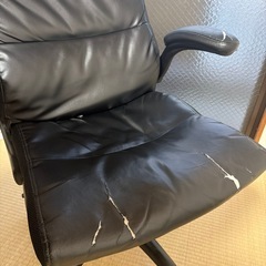 ニトリ オフィスチェア OC505 BK 無料でお譲りします（竹島プラザ付近受け渡し）の画像