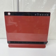 I389 🌈 THREEUP 人感/室温センサー付パネルセラミックヒーター ヒートワイドスリム レッド ⭐ 動作確認済 ⭐ クリーニング済の画像