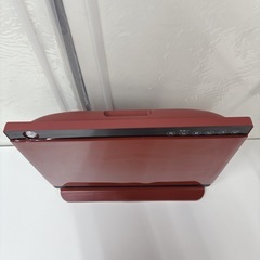 I389 🌈 THREEUP 人感/室温センサー付パネルセラミックヒーター ヒートワイドスリム レッド ⭐ 動作確認済 ⭐ クリーニング済の画像