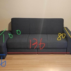 3人掛けソファを譲りますの画像