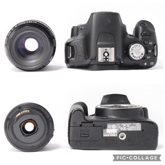 望遠レンズセット✨初心者おすすめ✨Canon EOS kiss X3 レンズセット スマホ転送の画像