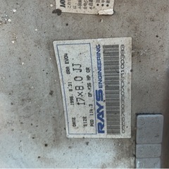 ホイール付きタイヤ4本セットの画像