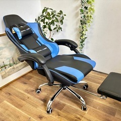 GTRACING ゲーミングチェア オットマン付き 昇降機能 リクライニング機能の画像