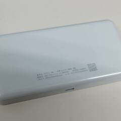 【美品】Speed Wi-Fi 5G X12/NAR03/ホワイト/モバイルルーターの画像