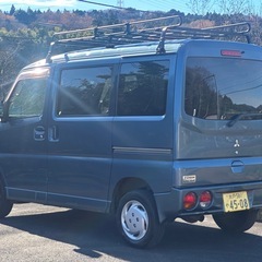 車検付！三菱 タウンボックス キャリア付！ミニキャブバン 軽自動車 軽バンの画像