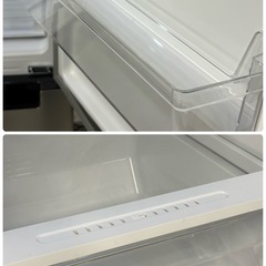 アズマ 大型2ドア冷蔵庫 327L 2022年製 JN-RE327LB 札幌市白石区の画像