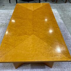 スプレンダー｜バーズアイ｜センターテーブル｜2本脚｜130cmの画像