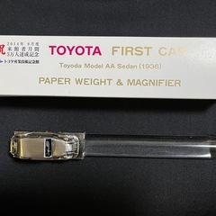 トヨダAA型乗用車・ルーペ＆ペーパーウェイトの画像